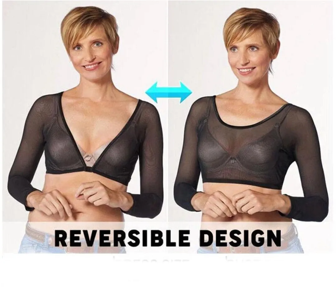 RedParrot Instant Arm Shaper Corrigerende Mouw - XL - Zwart