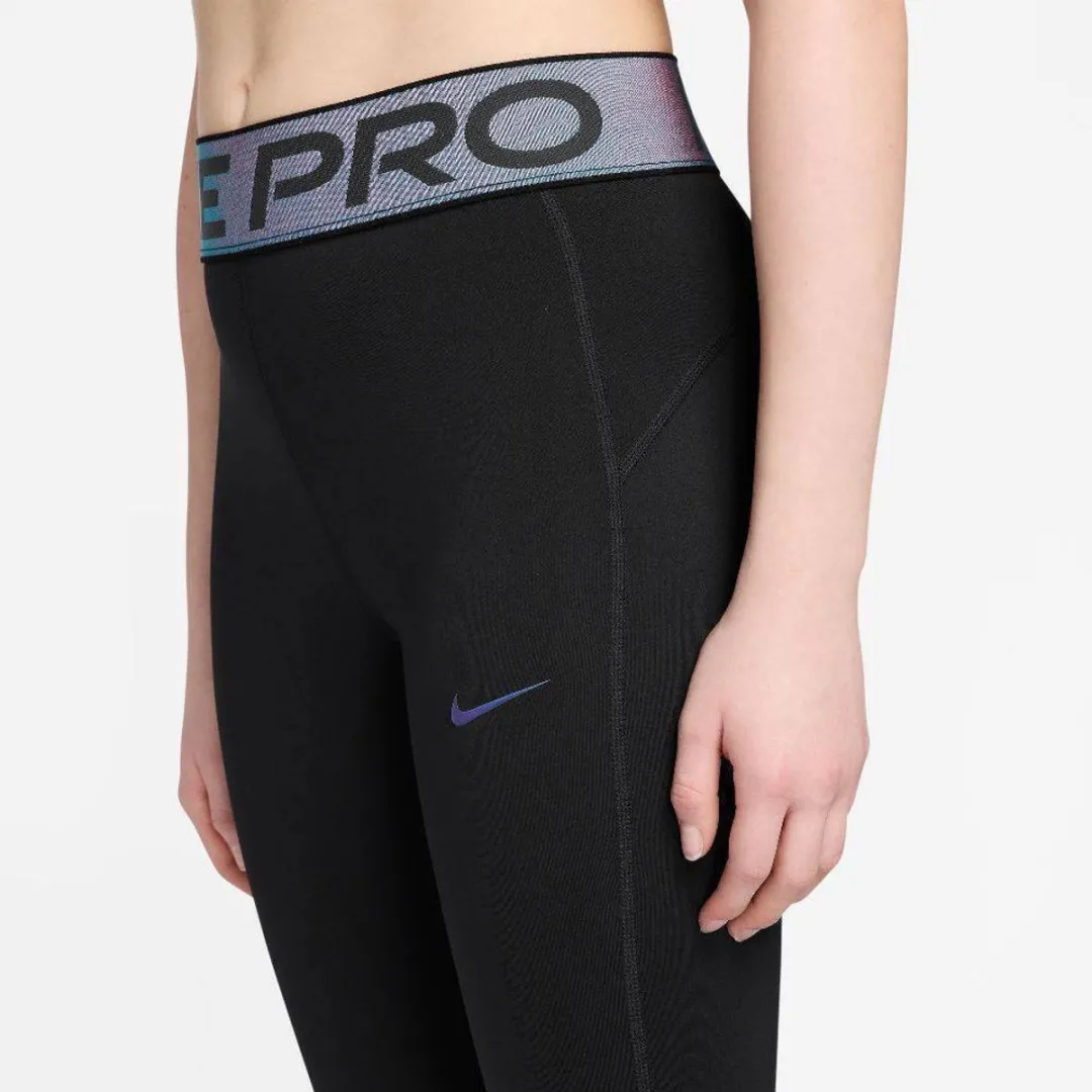 Nike Pro Dri-FIT Tight Junior HV0301-010 - 158 - Zwart/Blauw