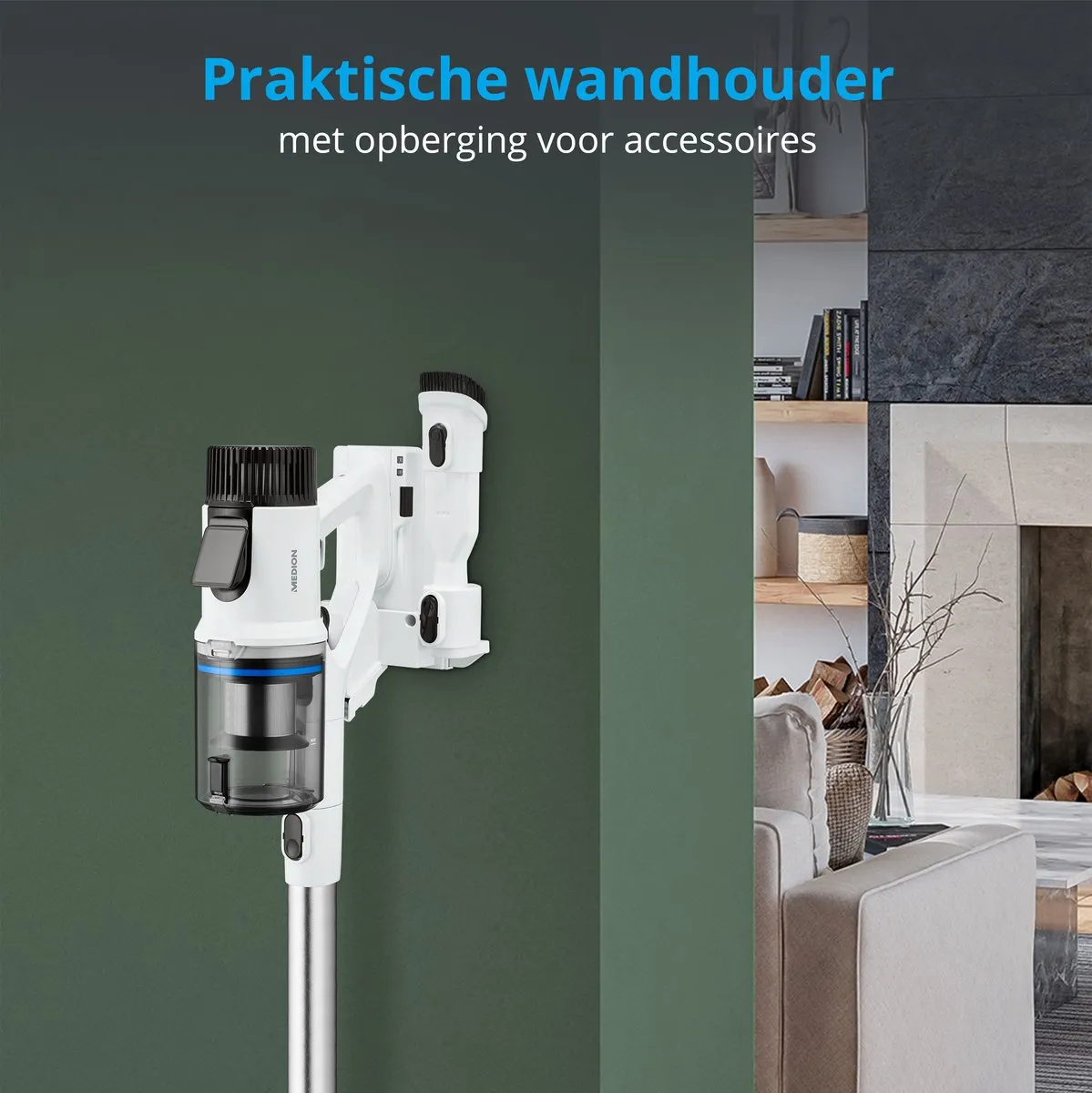 Medion P350 W Steelstofzuiger 250 Airwatts - Wit