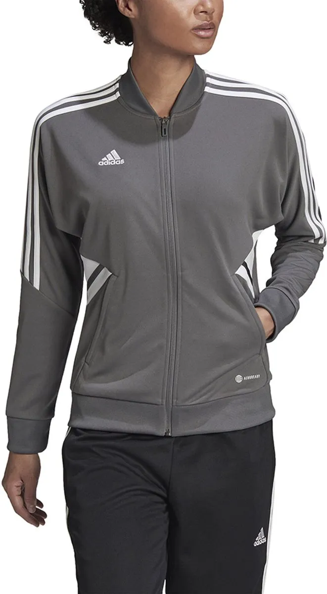 adidas Condivo 22 Trainingsjack - Dames S - Grijs/Wit