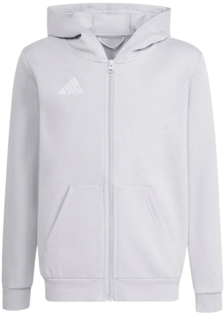Adidas Entrada 26 Hoodie - 140cm Lichtgrijs