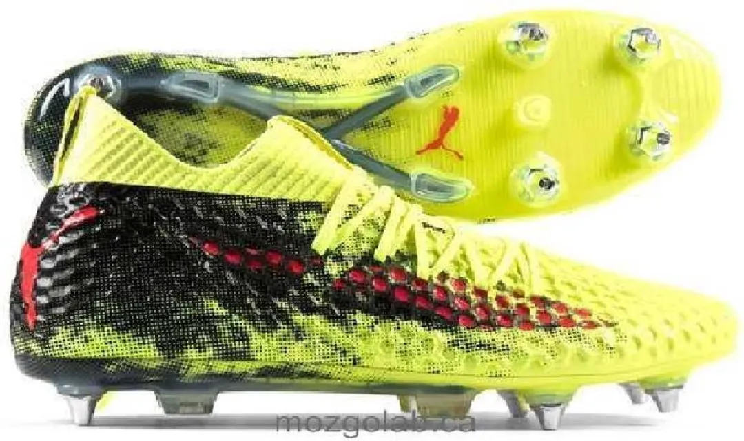PUMA Future 18.1 Netfit Mx SG - 41 - Groen-Zwart-Rood