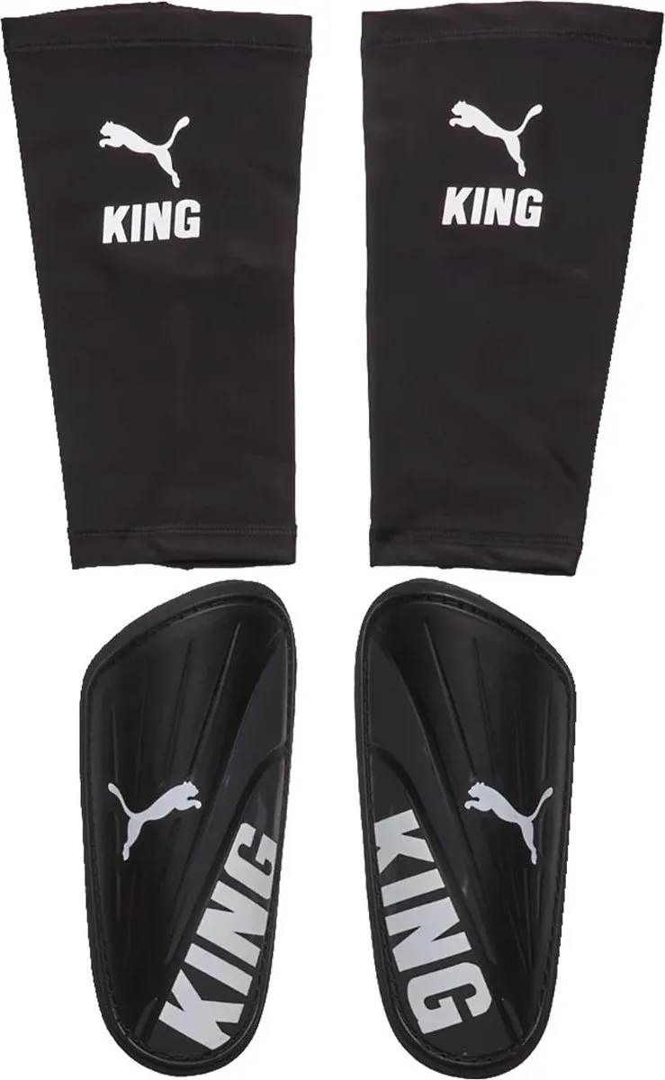 PUMA King Sleeve Scheenbeschermers XS - Zwart/Wit