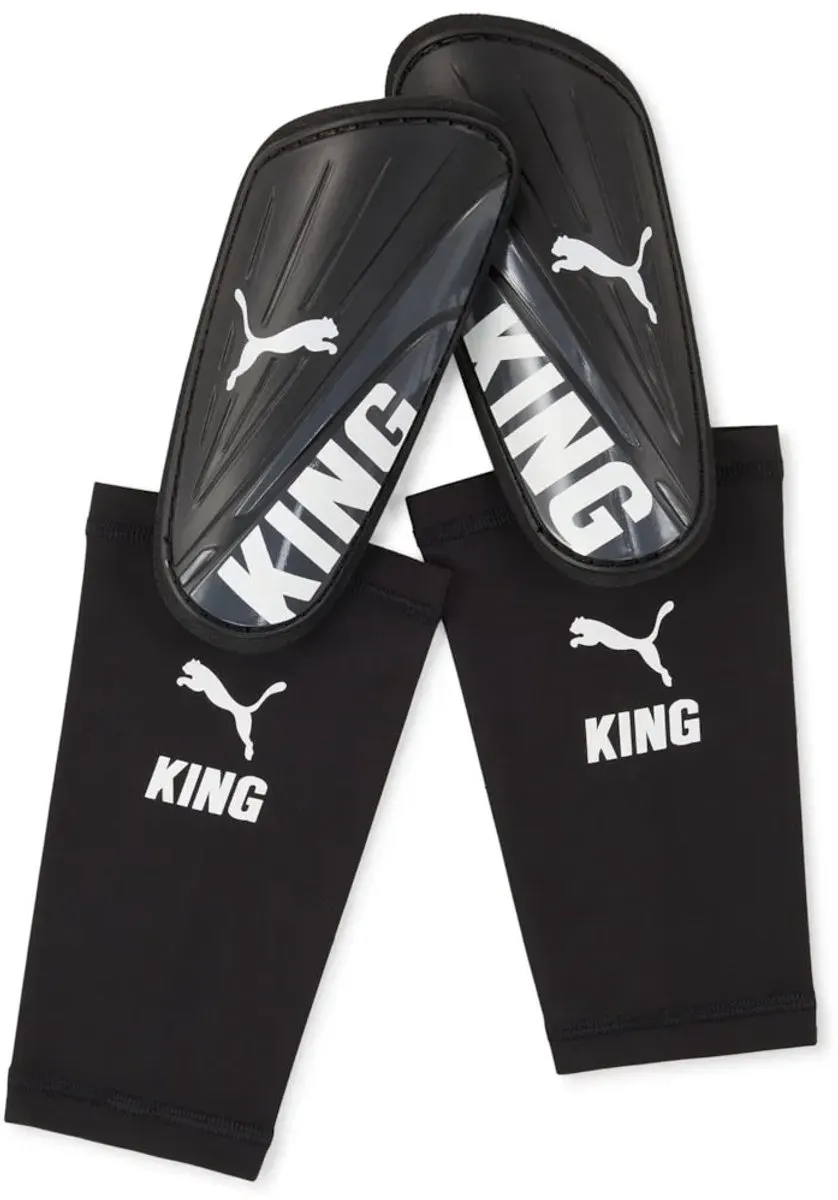 PUMA King Sleeve Scheenbeschermers XS - Zwart/Wit