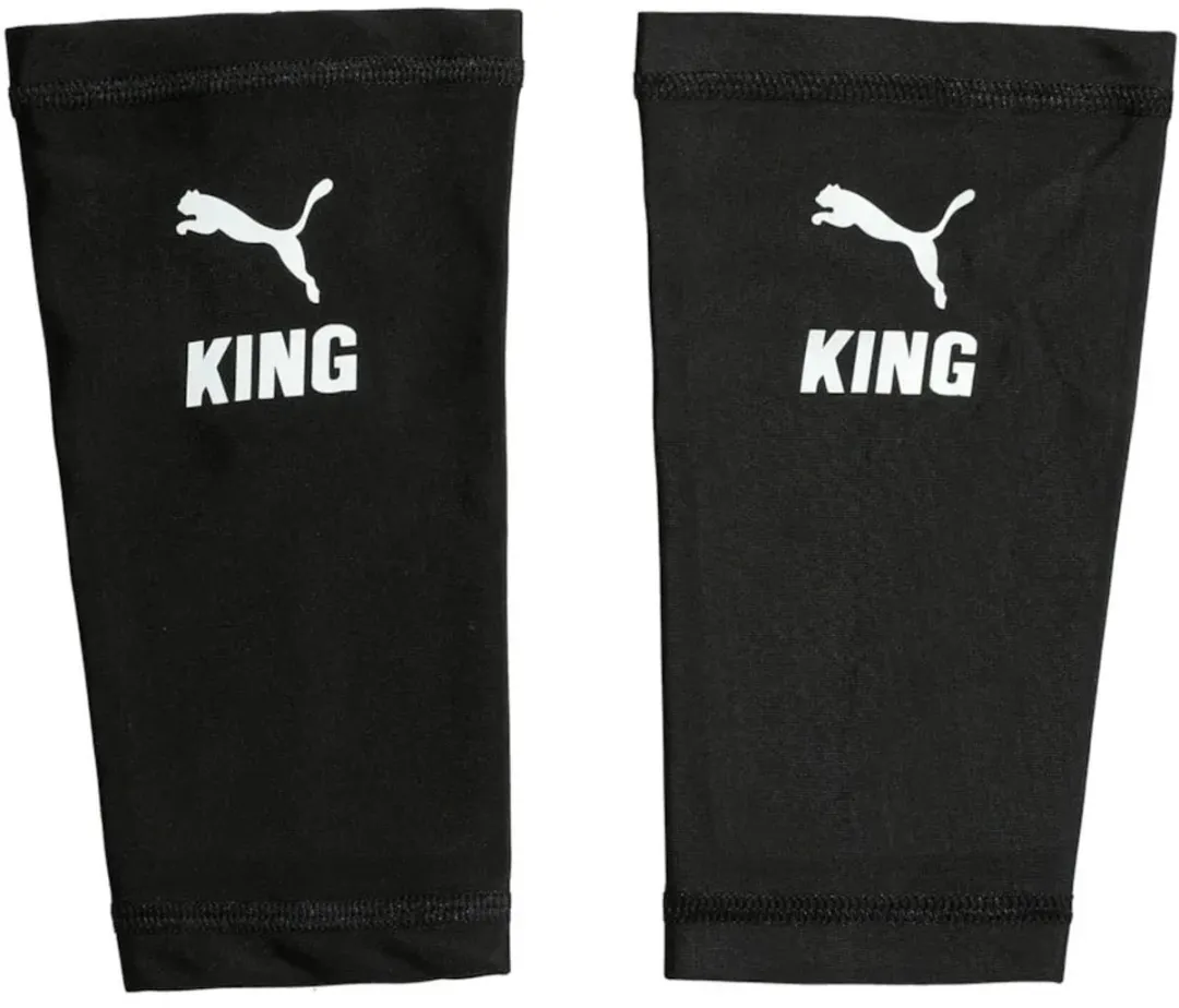 PUMA King Sleeve Scheenbeschermers XS - Zwart/Wit