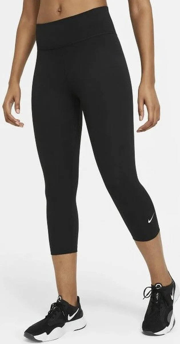 Nike One Capri Sportlegging Dames XS - Zwart