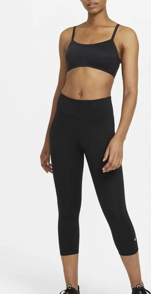 Nike One Capri Sportlegging Dames XS - Zwart