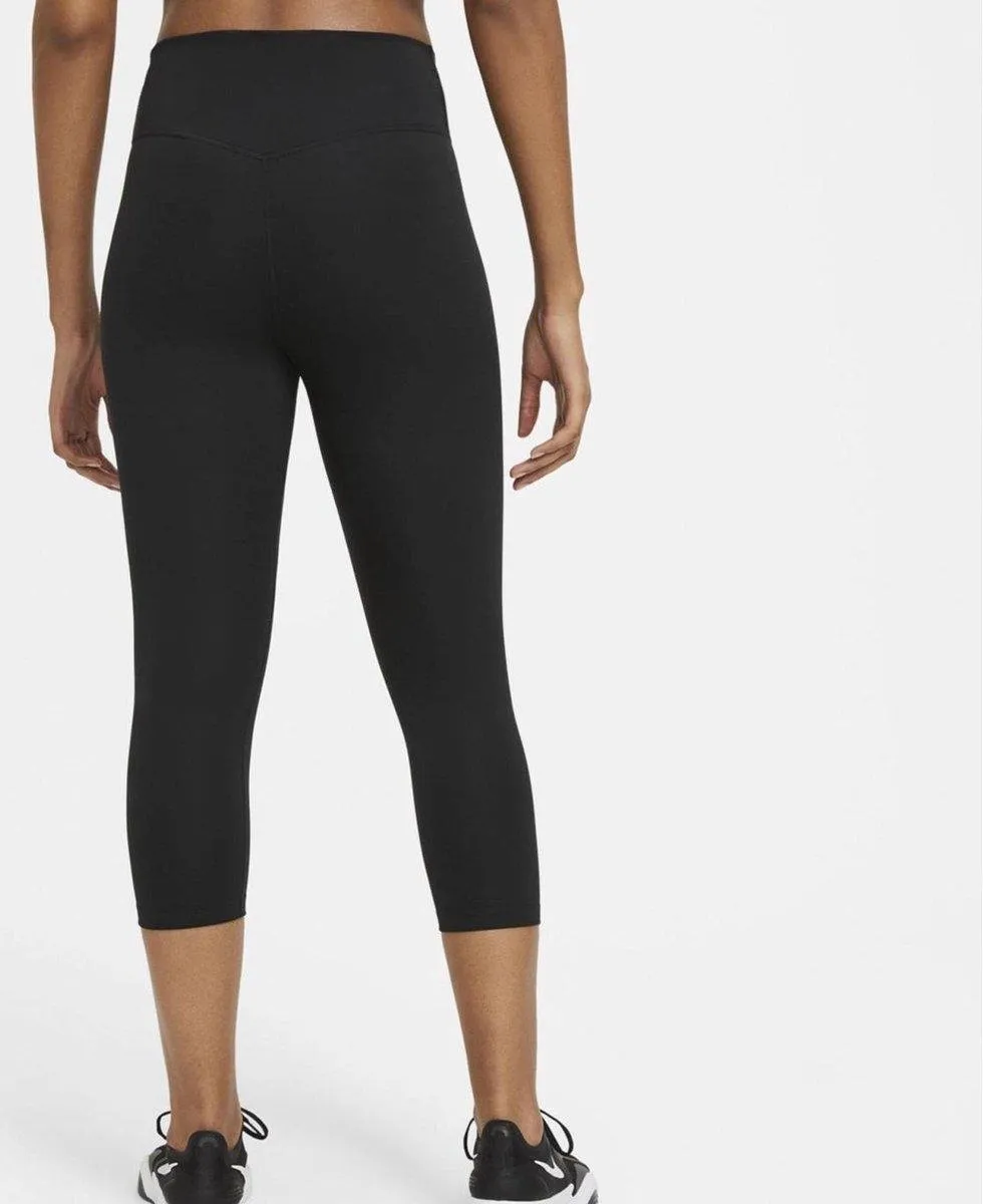 Nike One Capri Sportlegging Dames XS - Zwart
