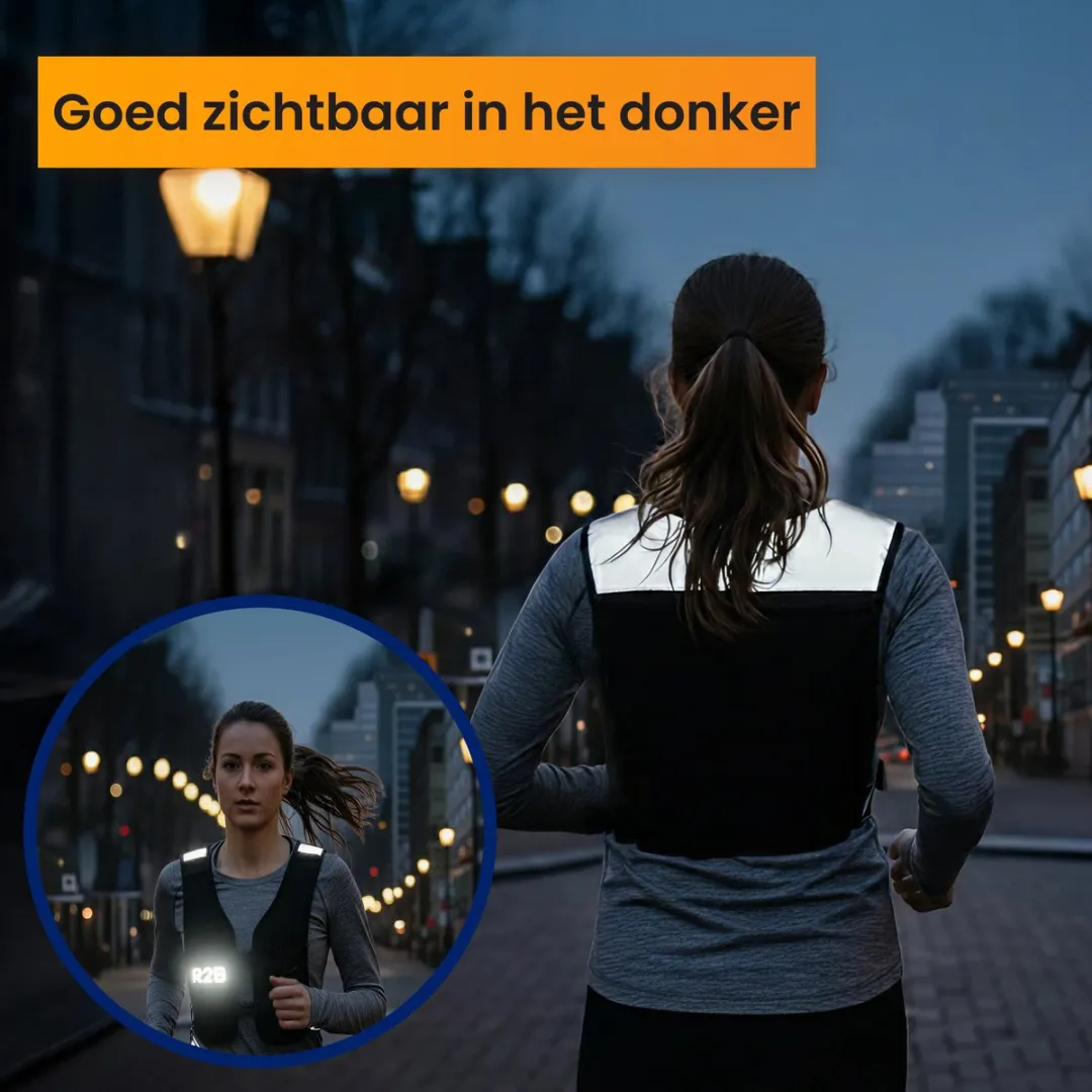 R2B Hardloopvest met Waterzak 2L - One Size