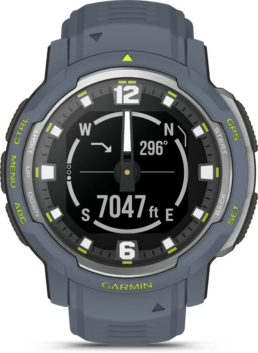 Garmin Instinct Crossover - 45mm - Blauw/Grijs