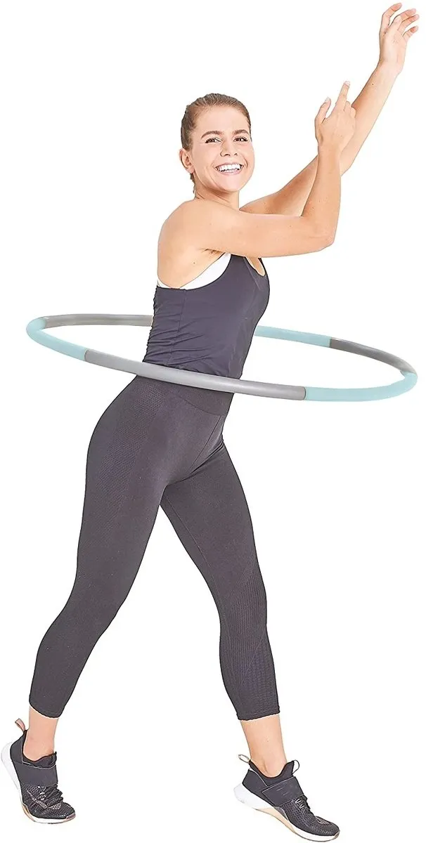 Schildkröt Wave Hula Hoep 100cm - Sky Blue/Grijs