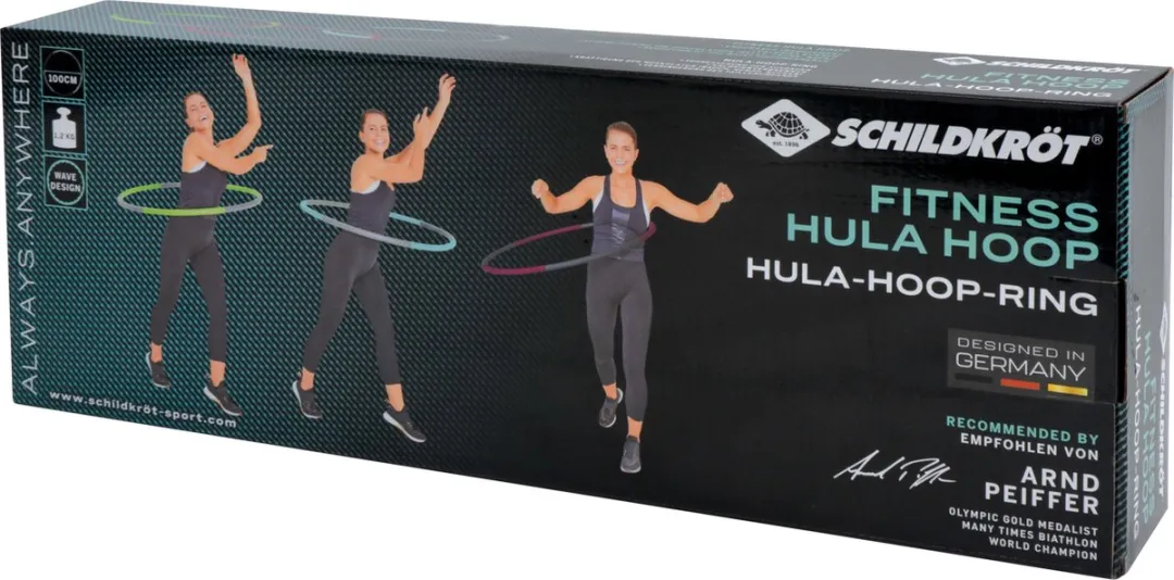 Schildkröt Wave Hula Hoep 100cm - Sky Blue/Grijs