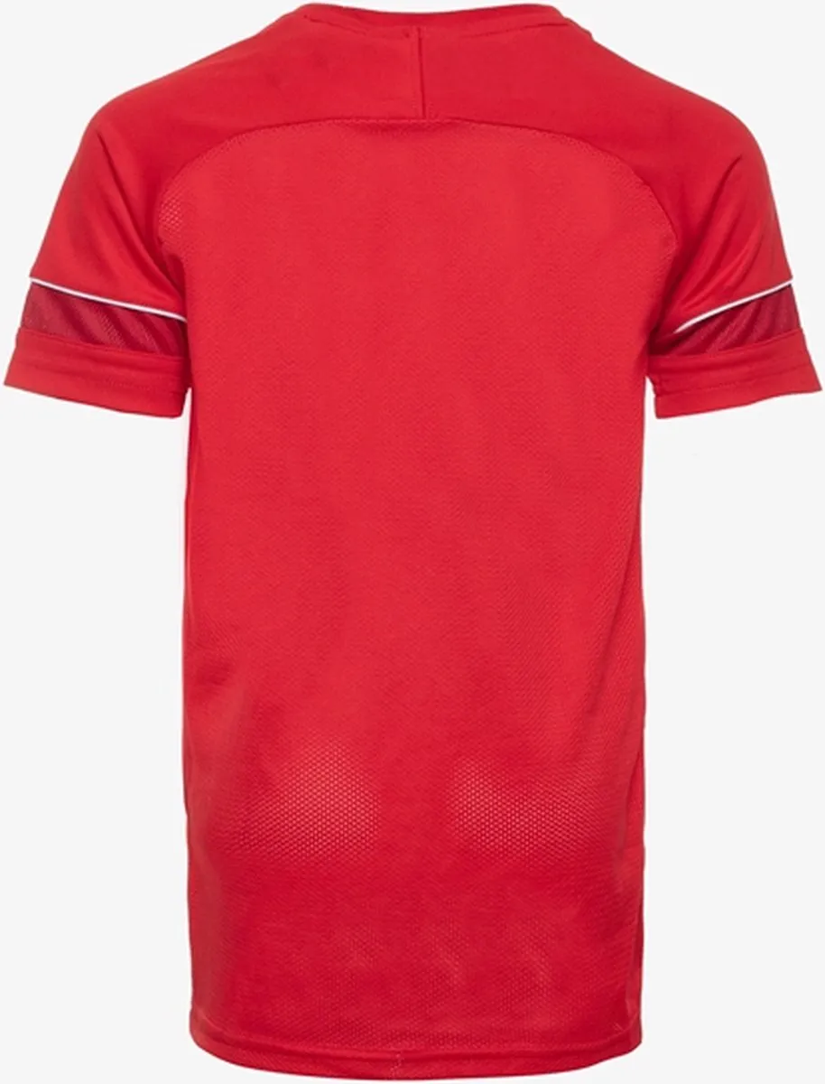 Nike Academy 21 Junior Sportshirt CW6103-657 - 122 - Rood/Donkerrood/Wit