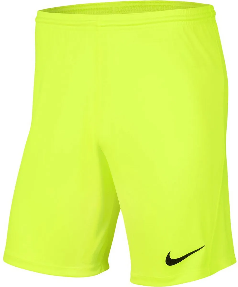 Nike Park III Short BV6855-702 - Lime Groen - Maat L