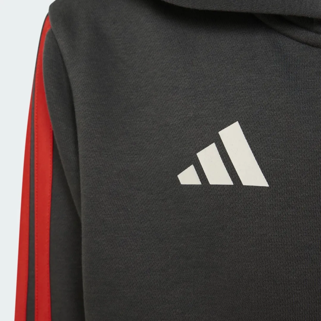 adidas Performance Audi Revolut F1 Team DNA Hoodie 140 - Zwart