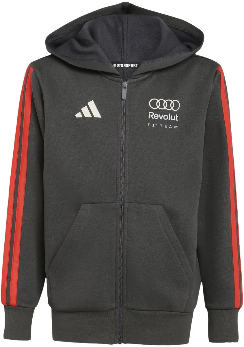 adidas Performance Audi Revolut F1 Team DNA Hoodie 140 - Zwart