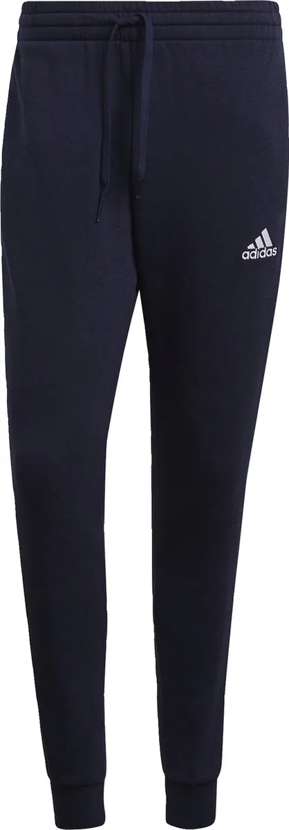 adidas Sportswear Essentials Fleece Fitted 3-Stripes Trainingsbroek S - Blauw