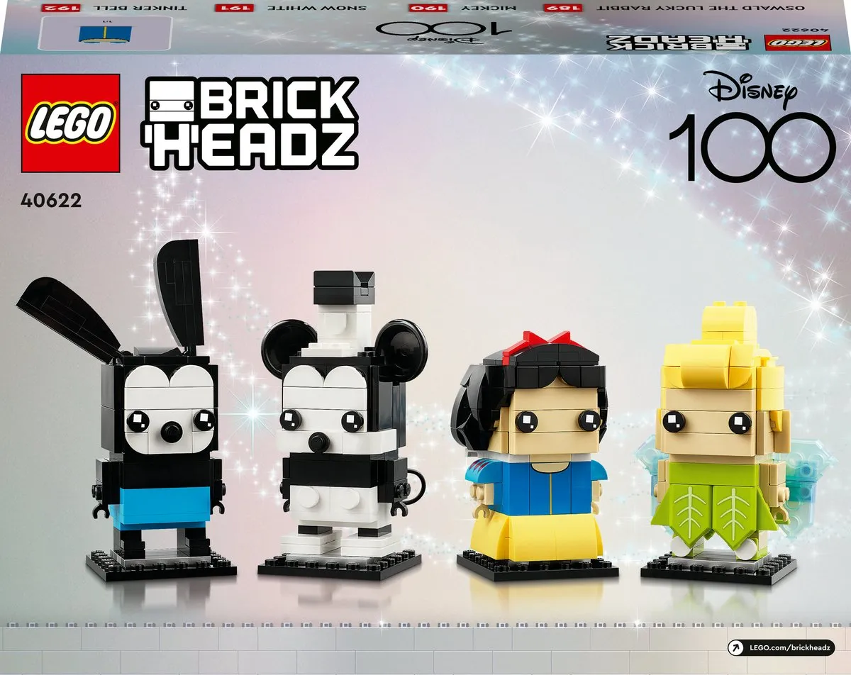 LEGO Brickheadz 40622 Disney 100e Verjaardag - 501 Stukken - Meerkleurig - afbeelding 6 van 6