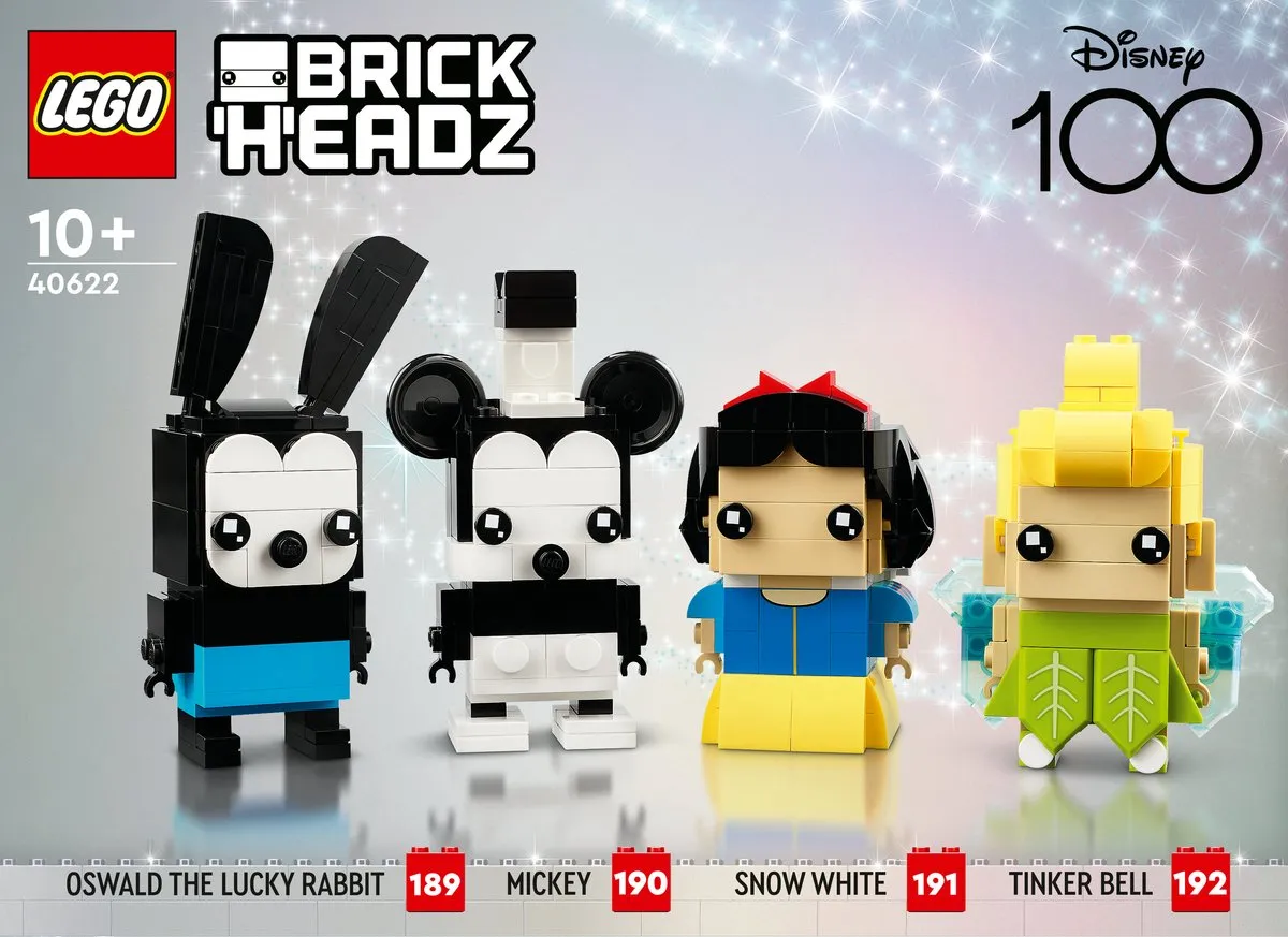 LEGO Brickheadz 40622 Disney 100e Verjaardag - 501 Stukken - Meerkleurig