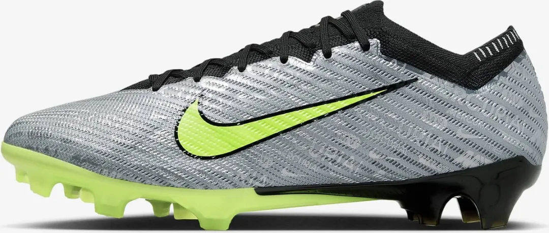 Nike Zoom Mercurial Vapor Elite FG Voetbalschoenen 46 - Zilver/Geel