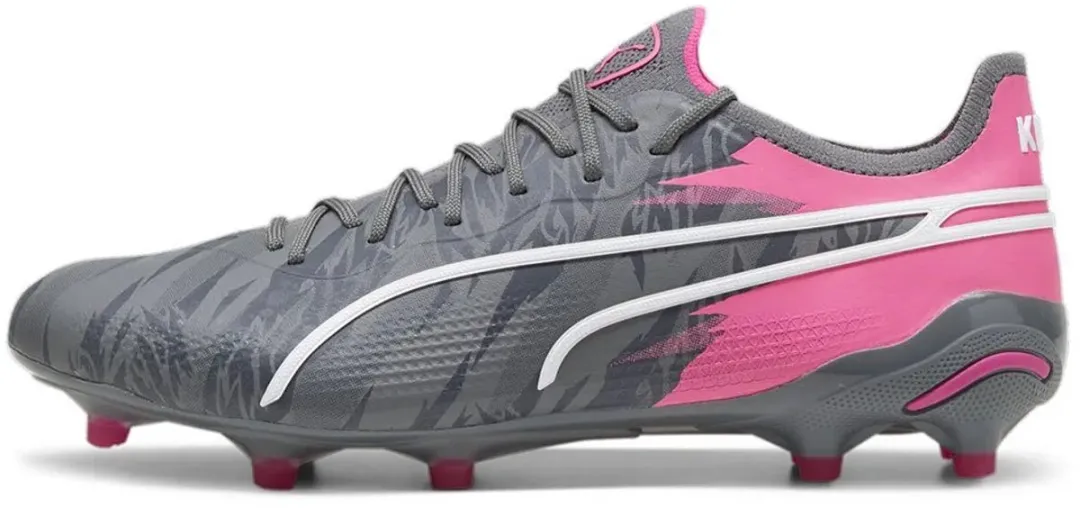 PUMA King Ultimate Rush Voetbalschoenen FG/AG - 43 - Grijs - afbeelding 6 van 6