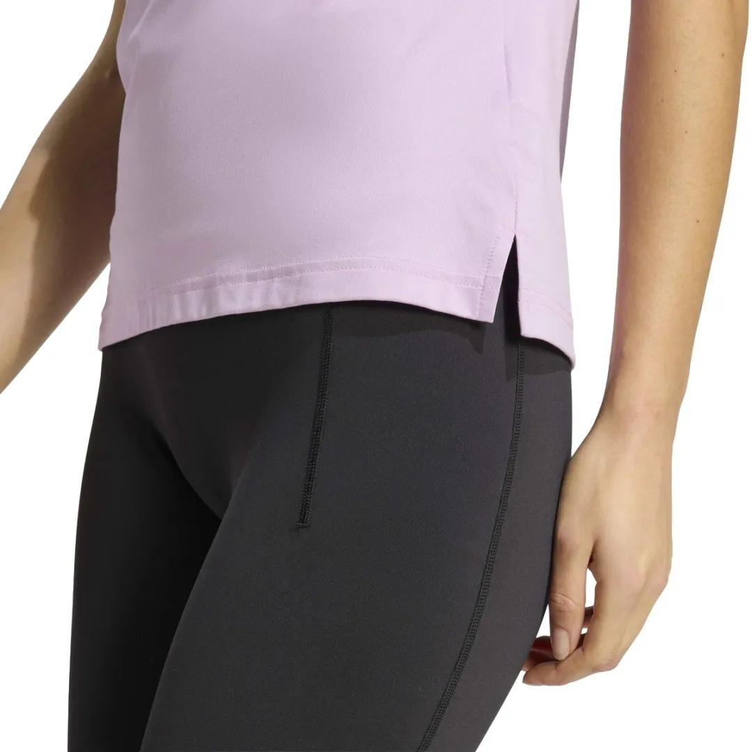 adidas We Min V Nk T-shirt Dames - Lichtrood L