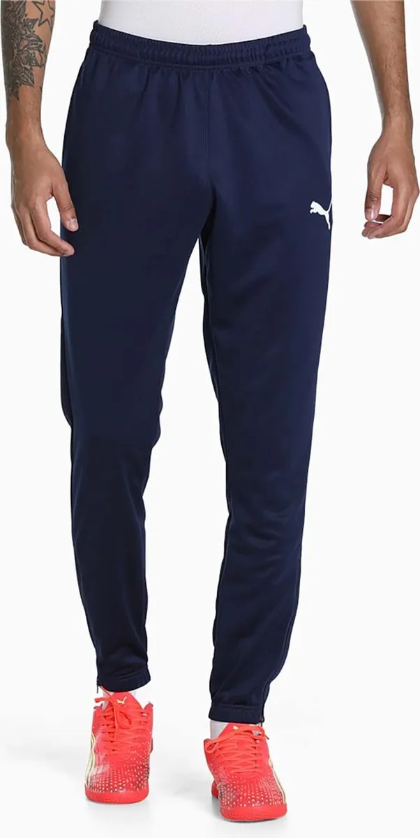 PUMA TeamRISE Poly Trainingsbroek Heren S - Navy