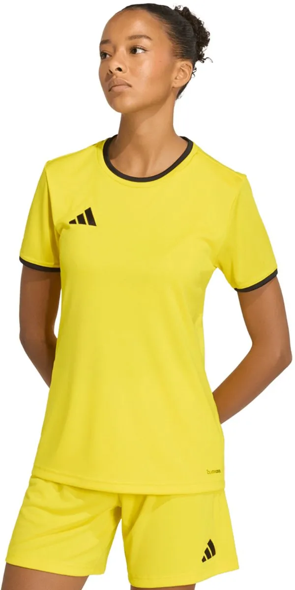 Adidas Entrada 26 Shirt Dames S - Oranje/Wit