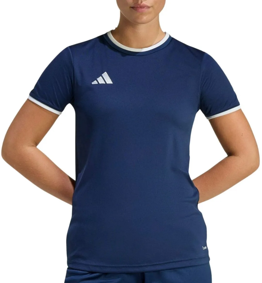 Adidas Entrada 26 Shirt Dames S - Oranje/Wit