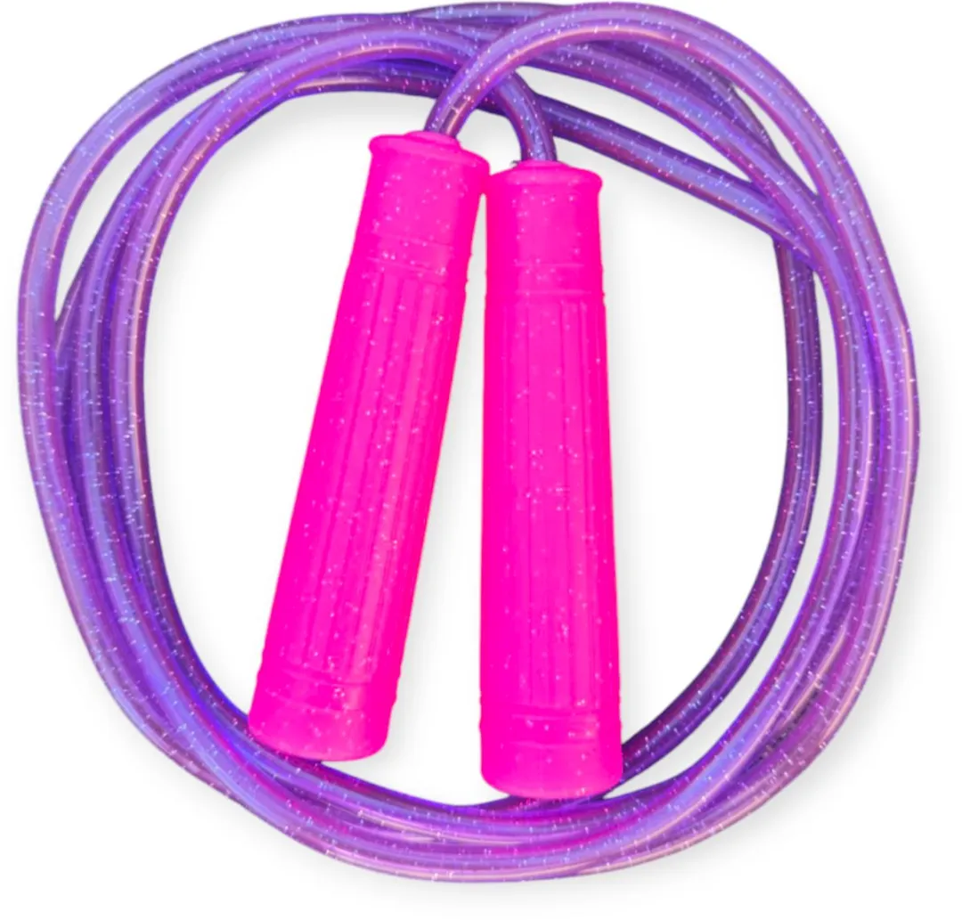 Jobber Toys Springtouw Glitter Paars
