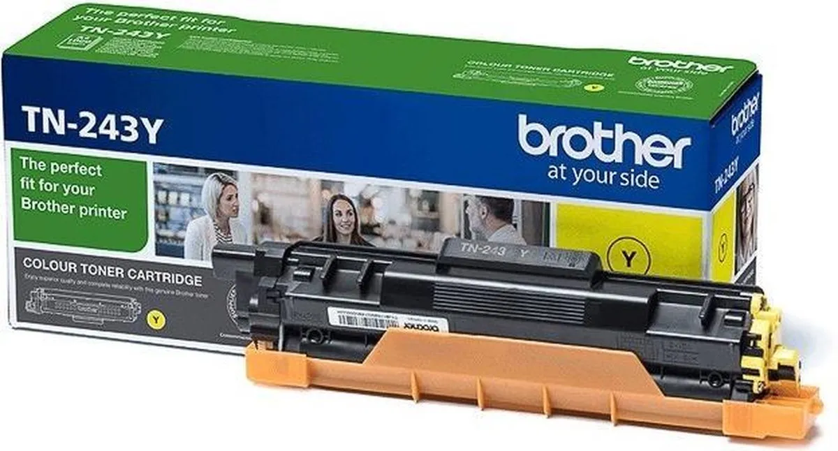 Brother TN243Y Tonercartridge Geel