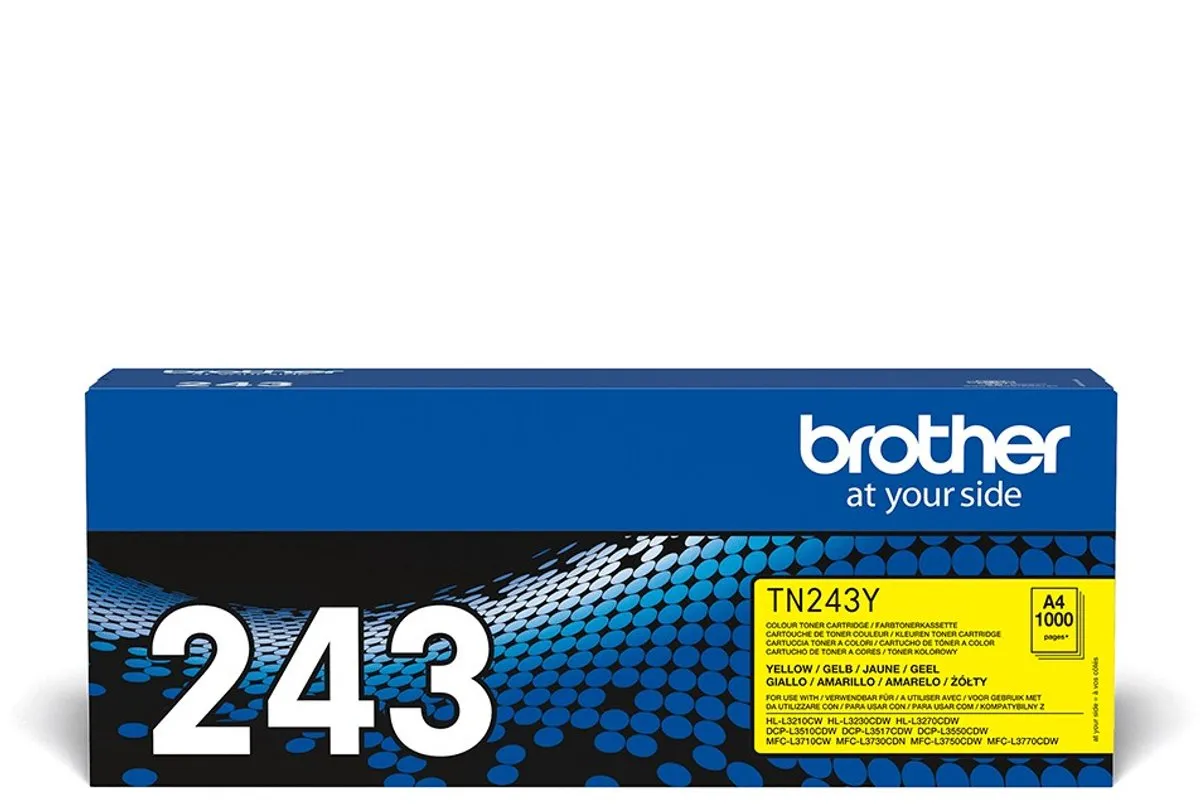 Brother TN243Y Tonercartridge Geel