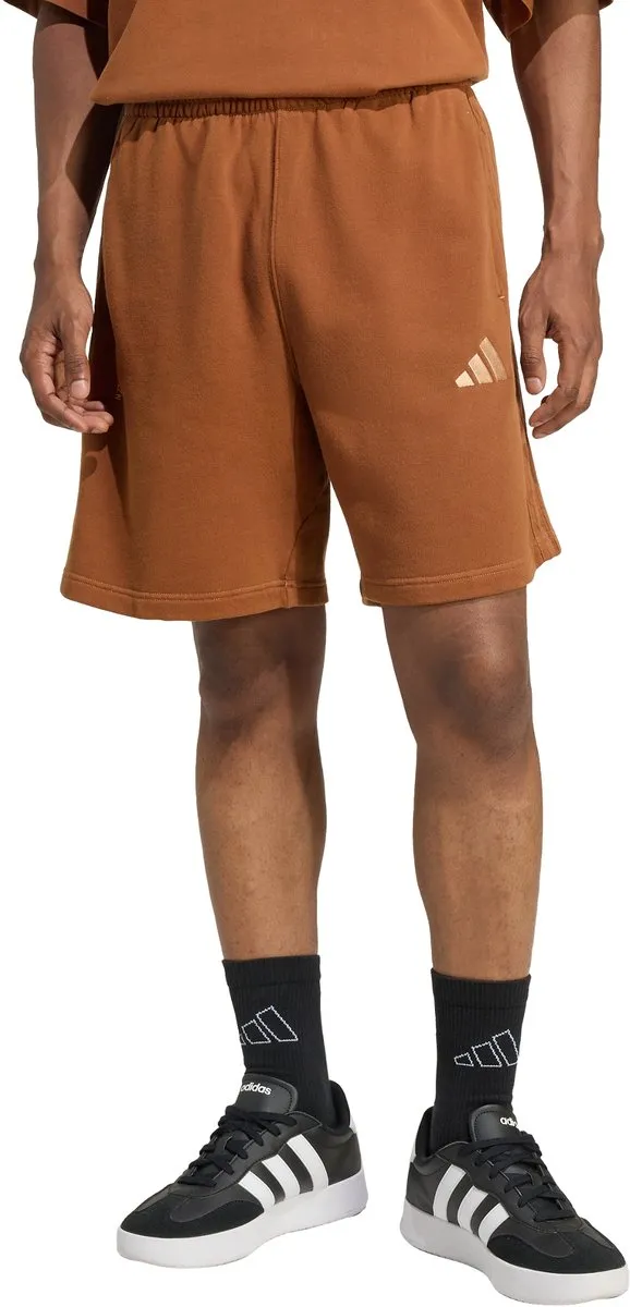 adidas ALL SZN French Terry Washed Short 8-Inch KE5995 - Heren - XL - Bruin