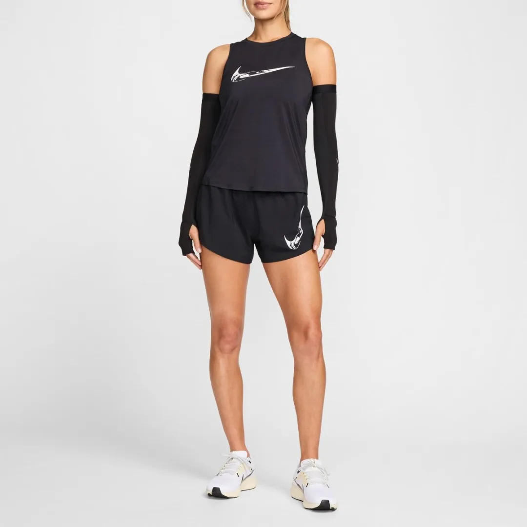 Nike One Swoosh Short Dames - Maat L - Zwart