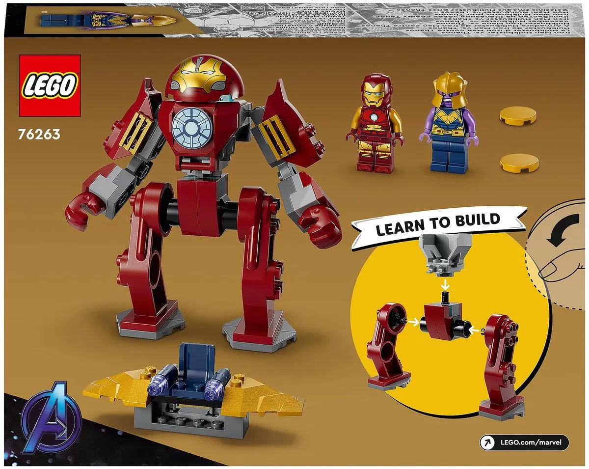 LEGO Marvel Iron Man Hulkbuster vs. Thanos 76263 - 66 Stukken - Meerkleurig - afbeelding 6 van 6