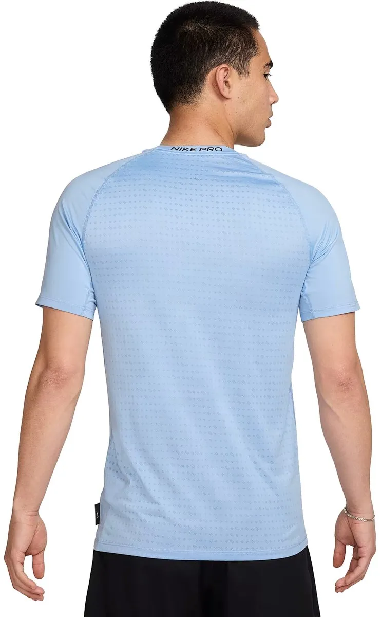 Nike Pro Breathe Heren T-shirt HJ4055-422 - XXL - Blauw