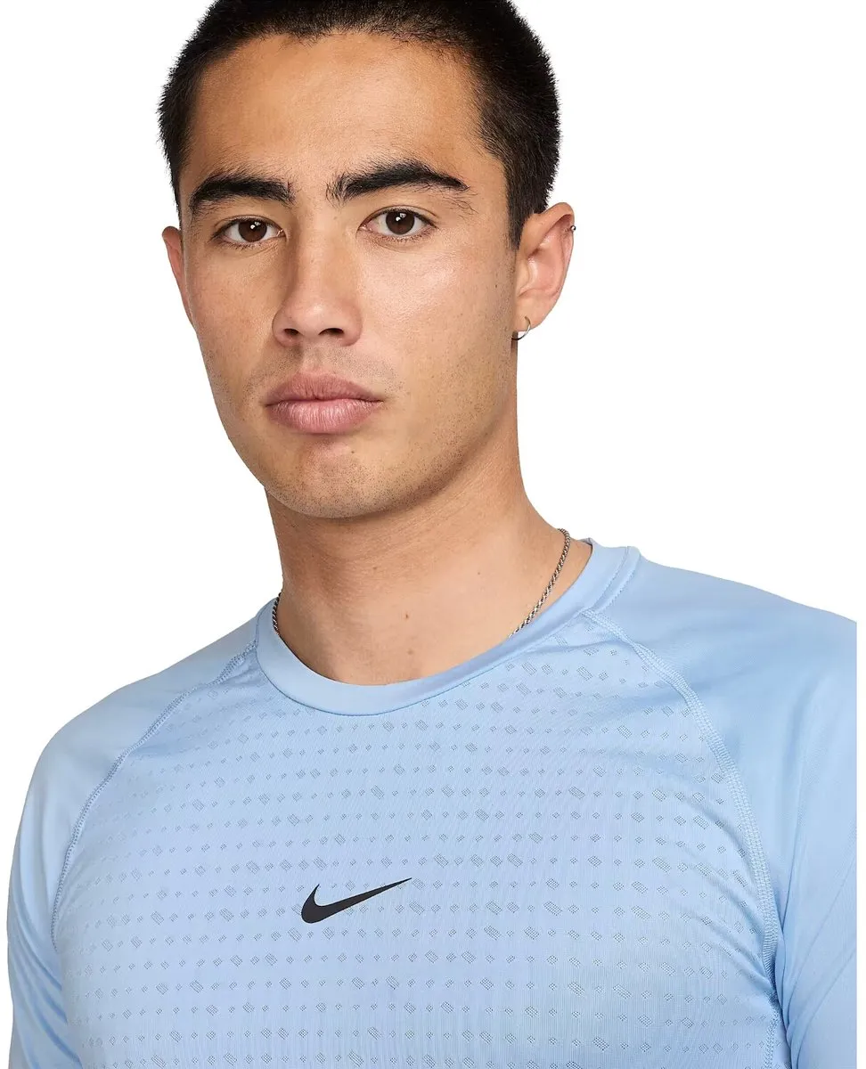 Nike Pro Breathe Heren T-shirt HJ4055-422 - XXL - Blauw