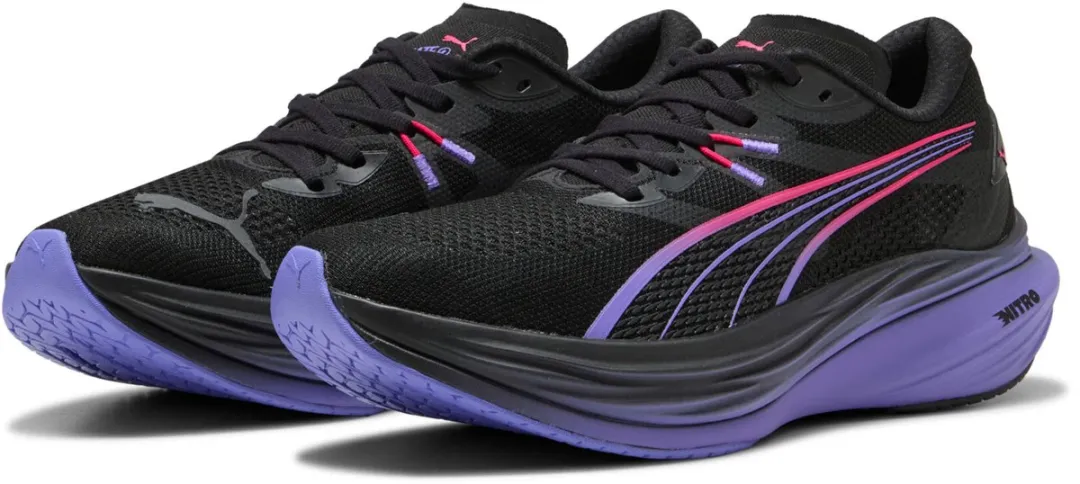 PUMA Deviate Nitro 3 Hardloopschoenen - 40 - Zwart - afbeelding 2 van 6