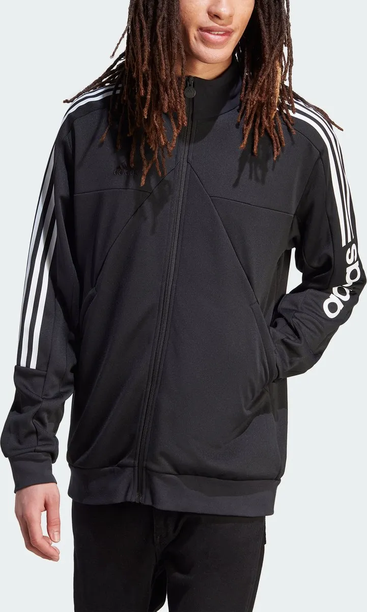 adidas Tiro Wordmark Trainingsjack - Heren M - Zwart