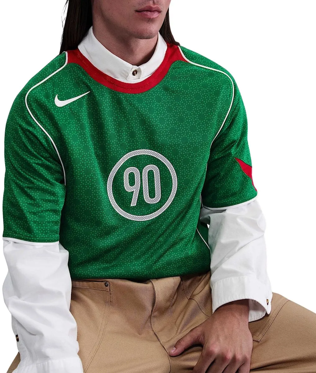 Nike Dri-FIT Total 90 Shirt Heren - XL - Groen/Wit/Rood