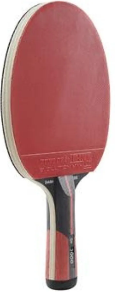 Dunlop Evolution 3000 Tafeltennisbat - Zwart/Rood