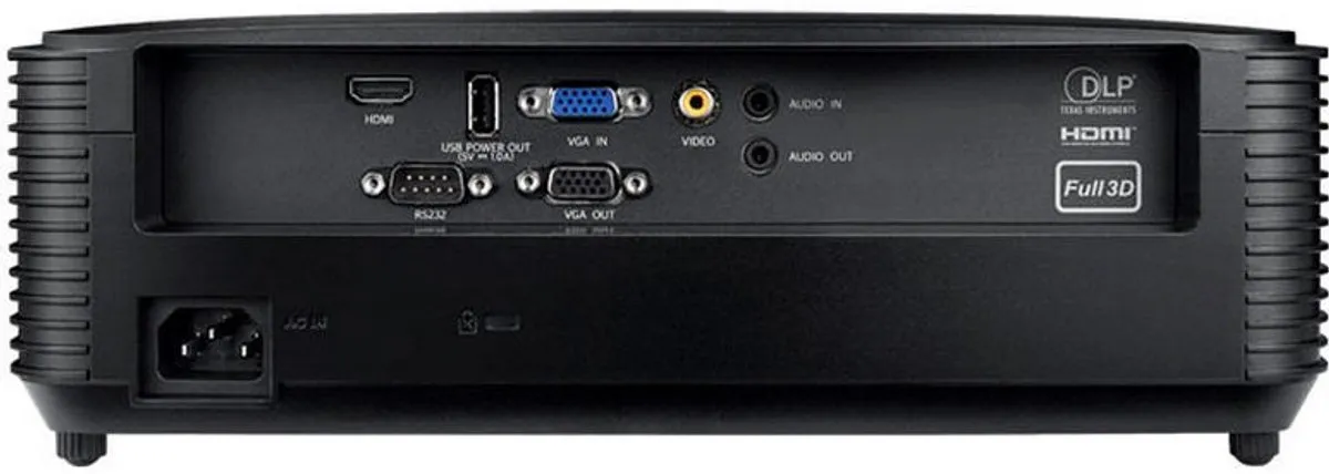 Optoma H190X WXGA Projector - 3900 Lumen - Zwart - afbeelding 6 van 6
