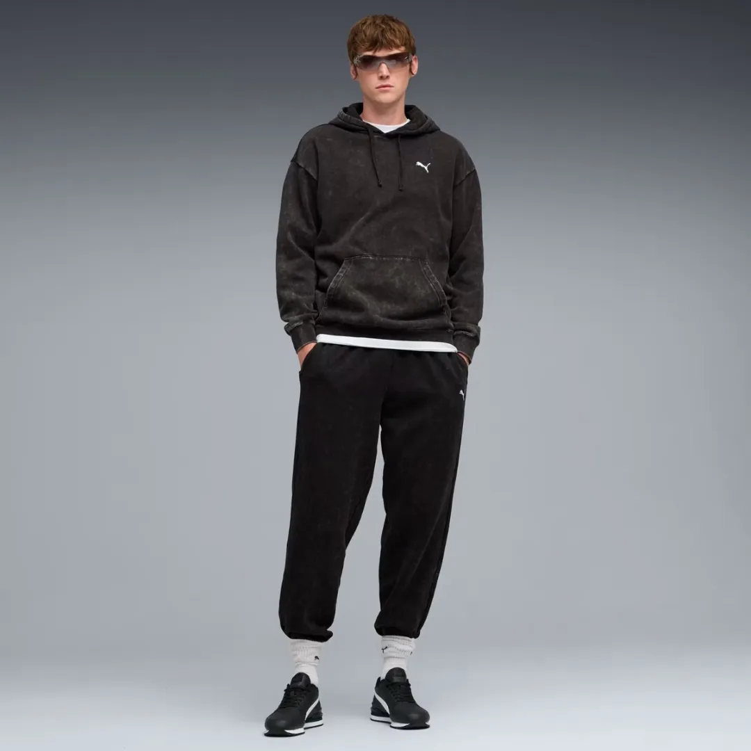 PUMA ESS Elevated Relaxed Wash Hoodie Heren - M