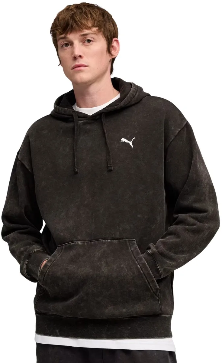 PUMA ESS Elevated Relaxed Wash Hoodie Heren - M