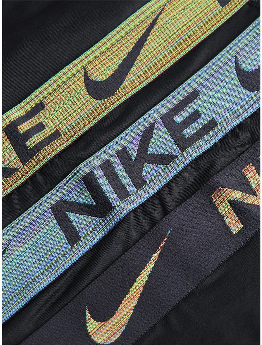Nike Trunk Boxershorts Heren - 3-pack M - Zwart/Blauw/Groen