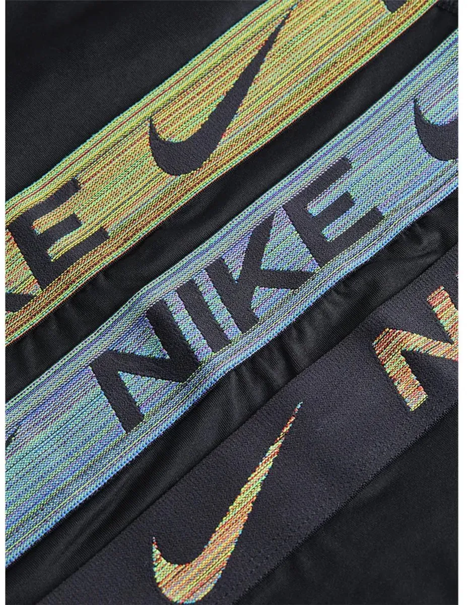 Nike Trunk Boxershorts Heren - 3-pack M - Zwart/Blauw/Groen