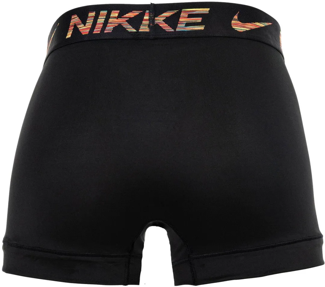Nike Trunk Boxershorts Heren - 3-pack M - Zwart/Blauw/Groen - afbeelding 6 van 6