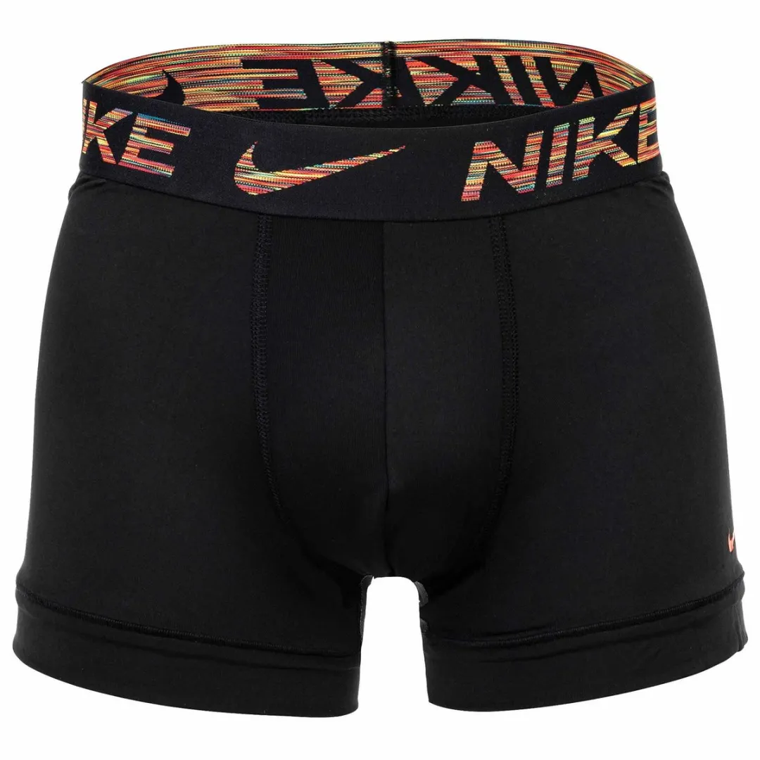 Nike Trunk Boxershorts Heren - 3-pack M - Zwart/Blauw/Groen