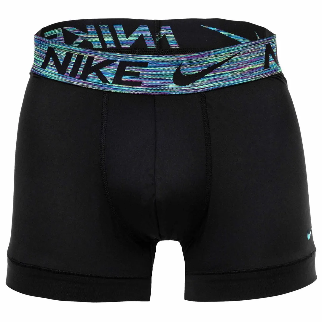 Nike Trunk Boxershorts Heren - 3-pack M - Zwart/Blauw/Groen