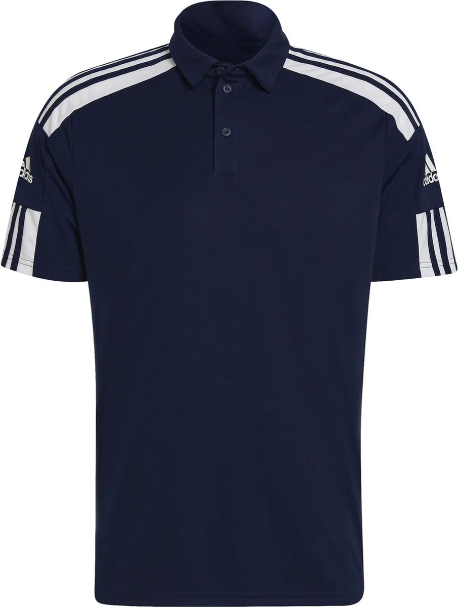 Adidas Squadra 21 Polo Heren S - Navy/Wit